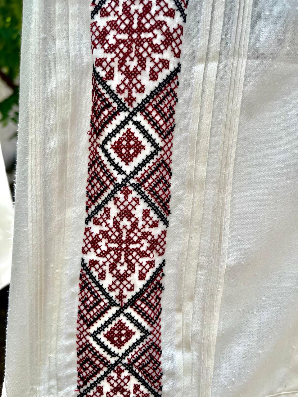 Guayabera Fina Punto de Cruz