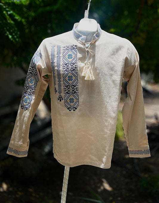 Guayabera de Cordón Cómoda